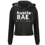 Hustle BAE Crop Hoodie